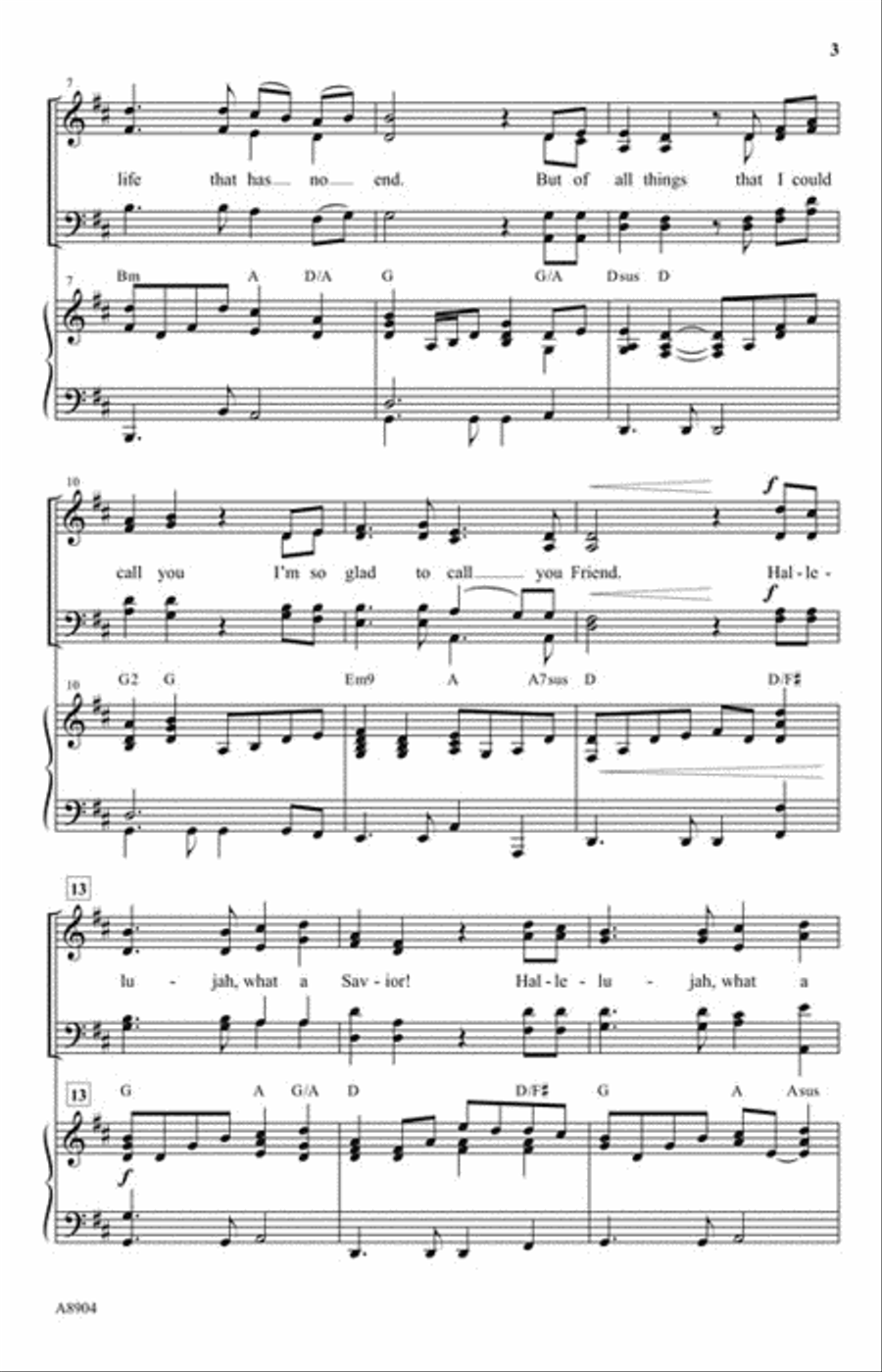 Lord, I Call You Friend Lord, I Call You Friend 4-Part scores gallery preview page 3