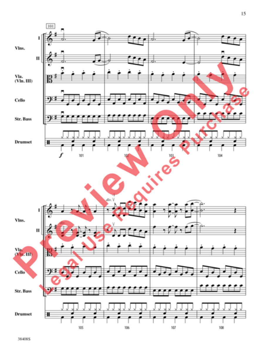 Firework String Orchestra scores gallery preview page 16