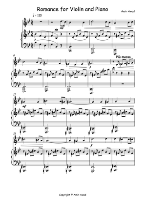 Romance for Flute or Violin and Piano