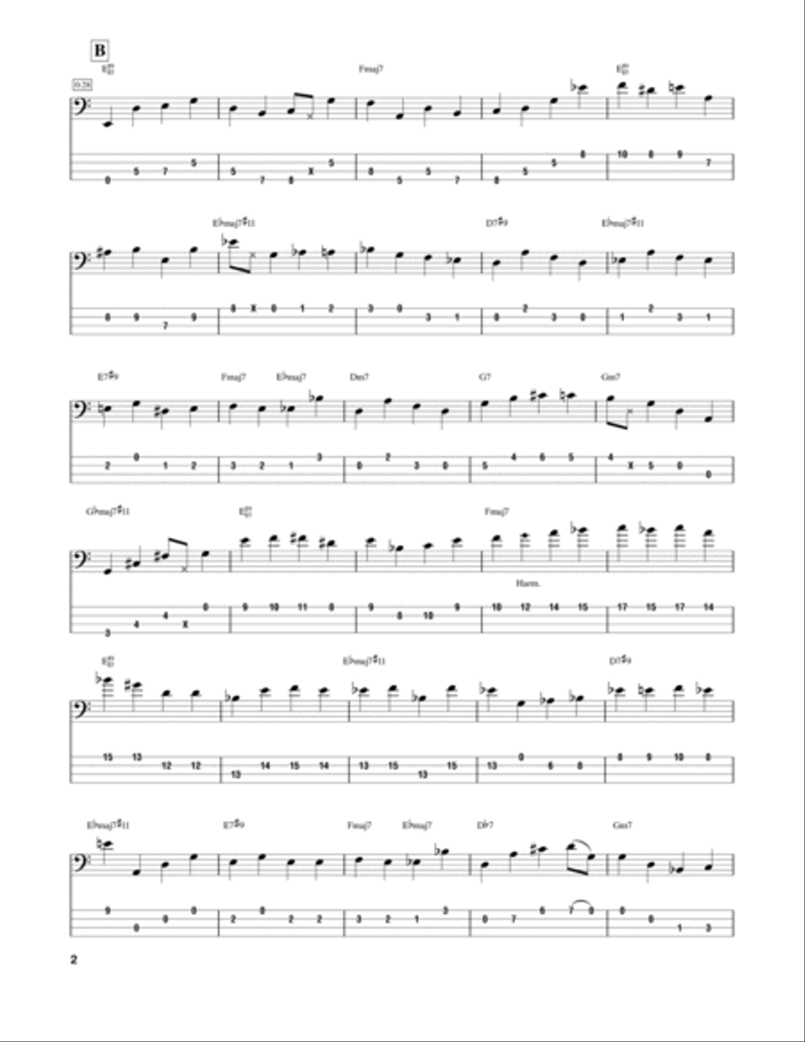 E.S.P. E.S.P. Guitar Tablature scores gallery preview page 2