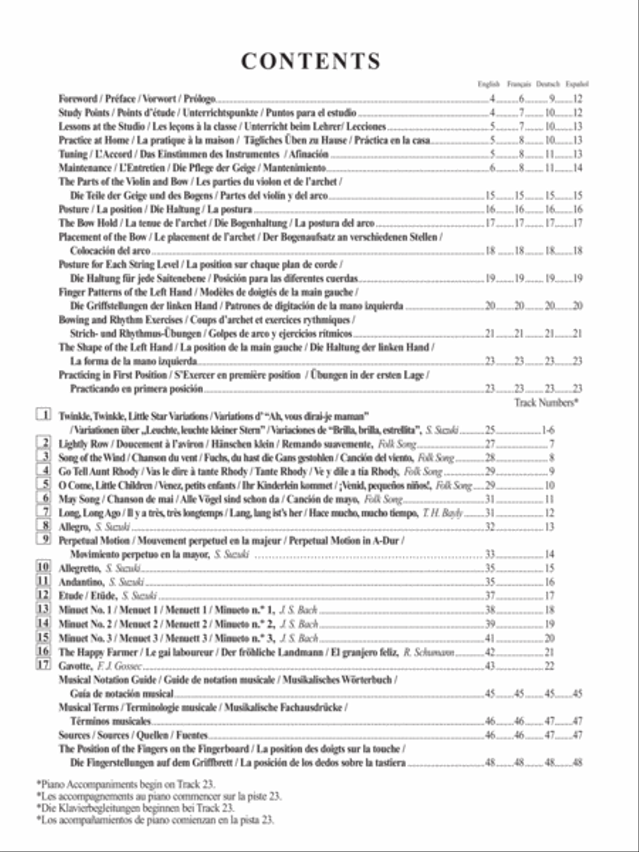 Suzuki Violin School, Volume 1 String Methods scores gallery preview page 4