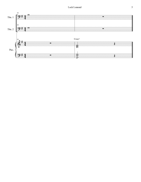 Loch Lomond (Trombone Duet) image number null