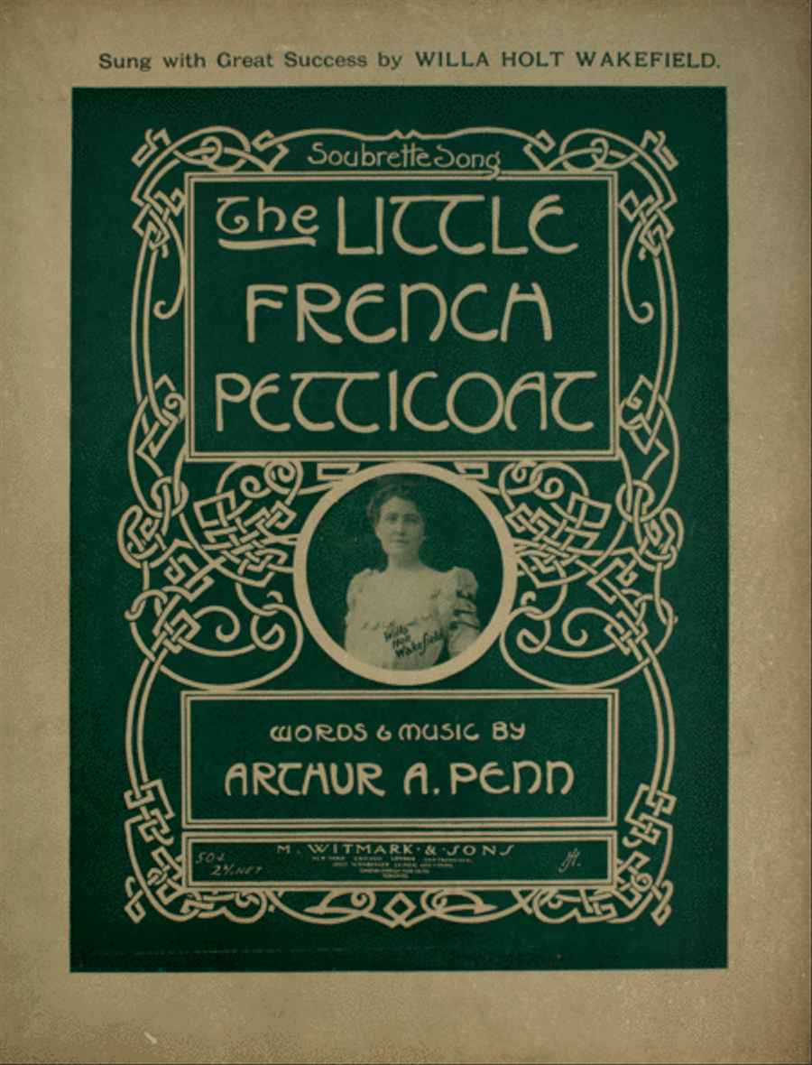 The Little French Petticoat. Soubrette Song Voice scores gallery preview page 1
