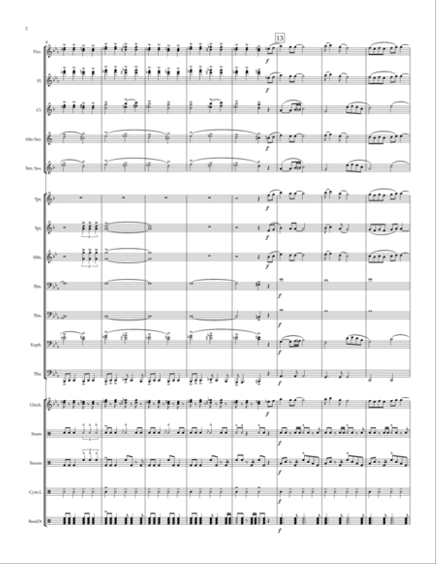 The Rumbling Marching Band scores gallery preview page 2
