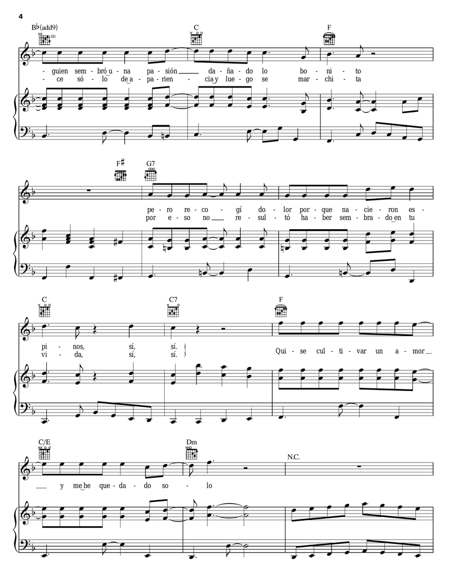 Tierra Mala Guitar scores gallery preview page 4