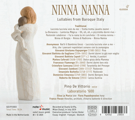 Pino De Vittorio: Ninna Nanna - Lullabies from Baroque Italy
