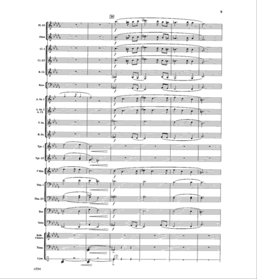Silent Night Concert Band scores gallery preview page 8