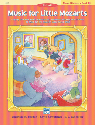 Book cover for Music for Little Mozarts Music Discovery Book, Book 1