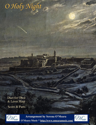 Book cover for O Holy Night, Duet for Oboe & Lever Harp