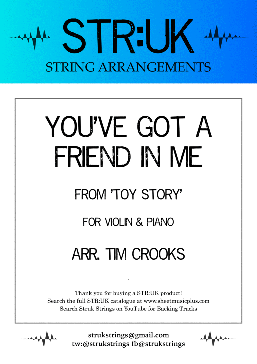 You've Got A Friend In Me Violin Solo scores gallery preview page 1