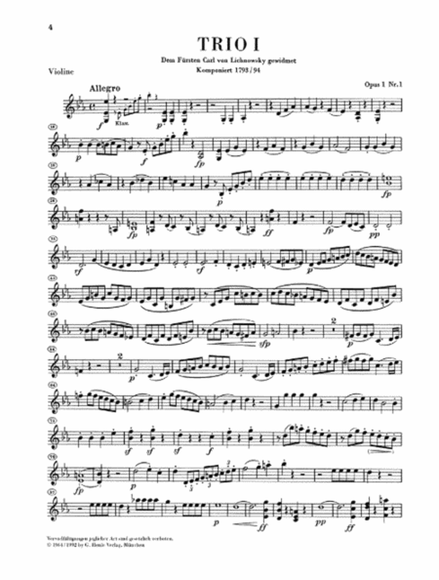 Piano Trios – Volume I