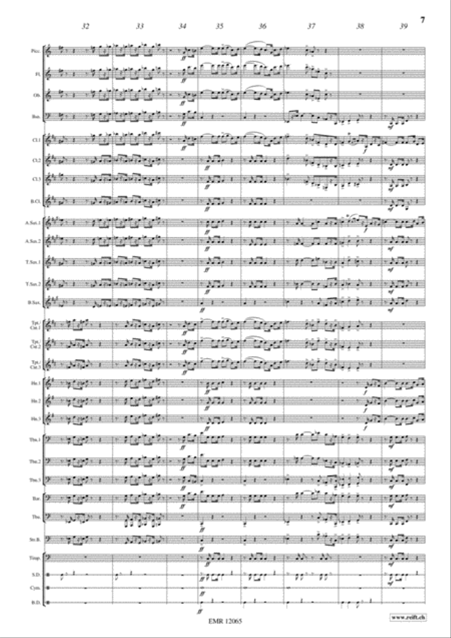 Lyon Concert Band scores gallery preview page 8