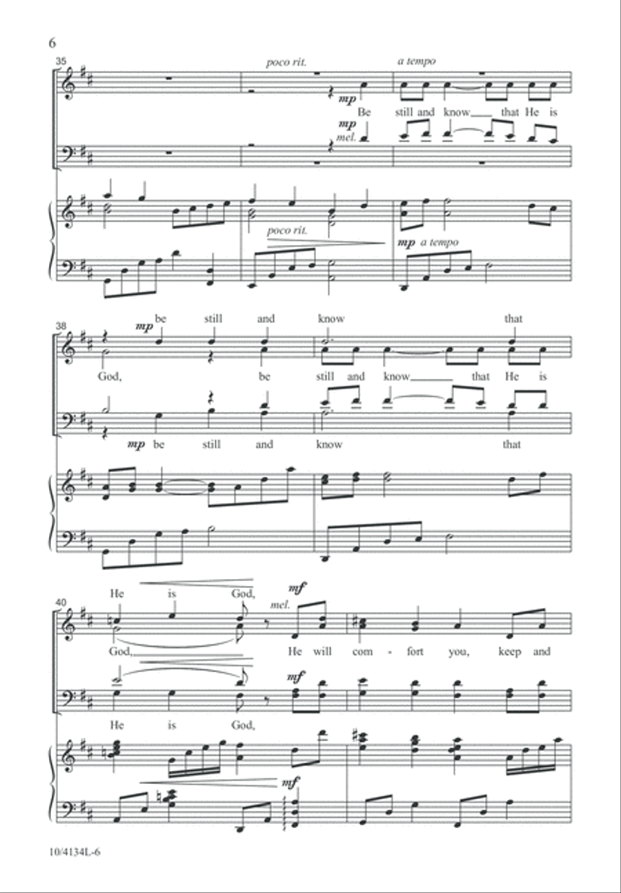 Be Still and Know Divisi scores gallery preview page 6