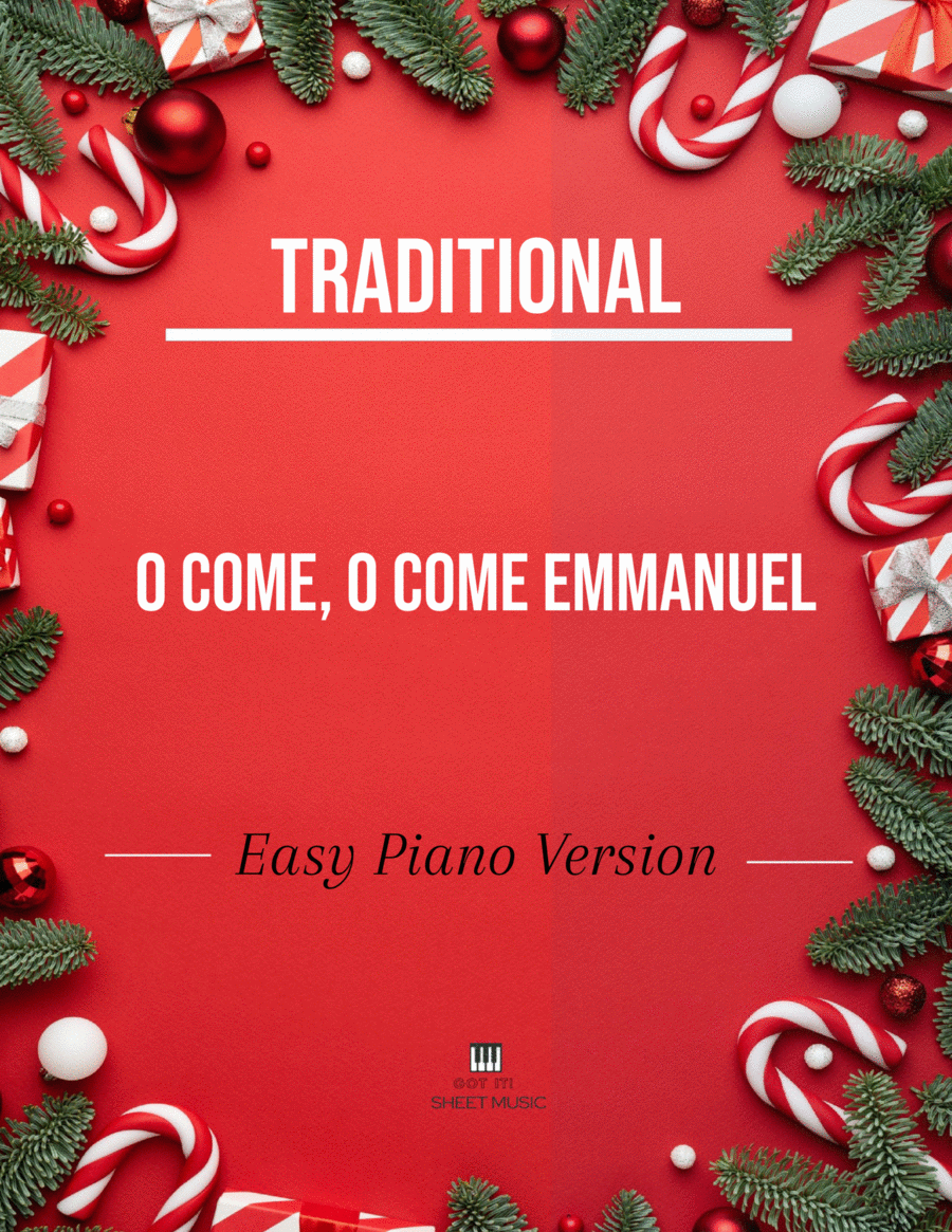Traditional - O Come, O Come Emmanuel (Easy Piano Version) image number null