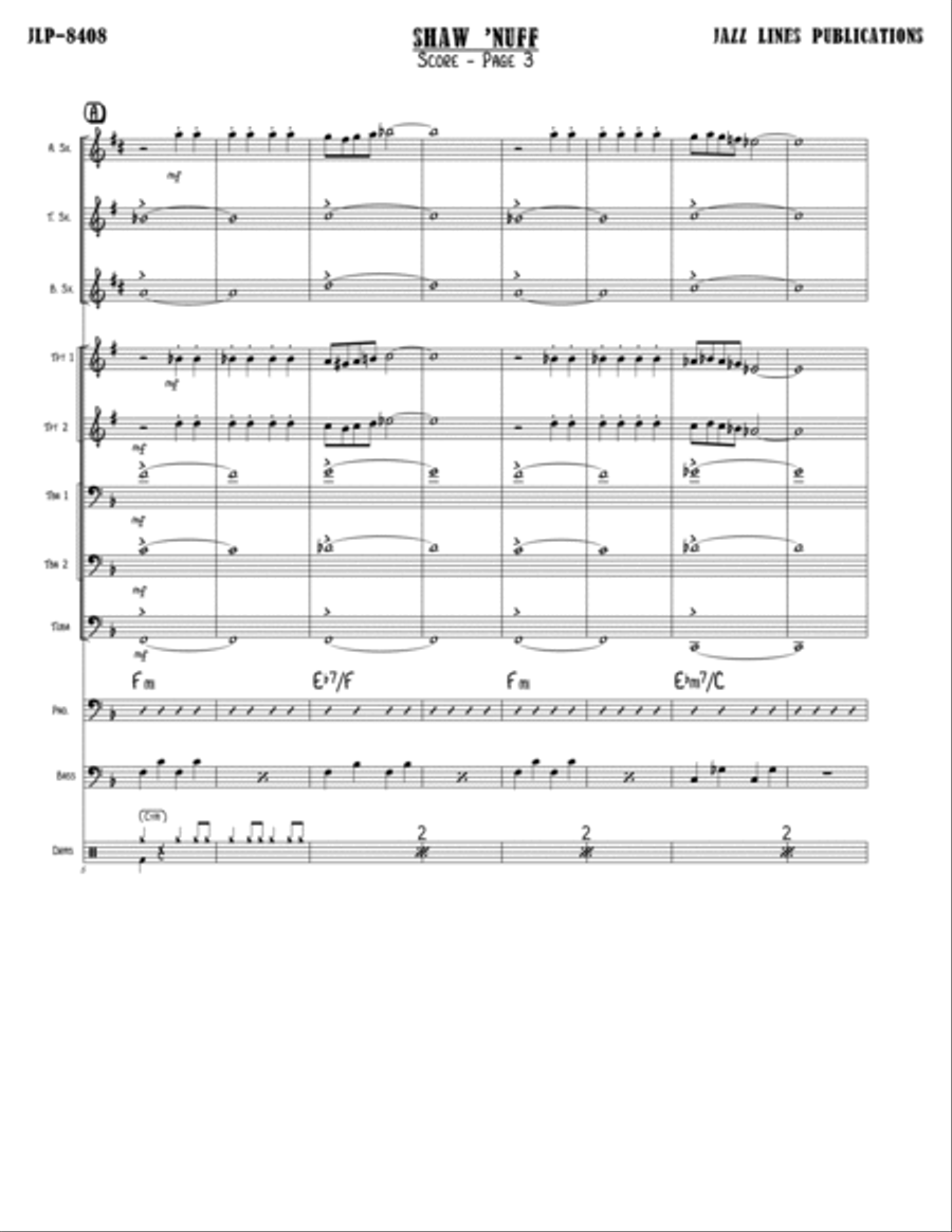 Shaw 'Nuff Big Band scores gallery preview page 4