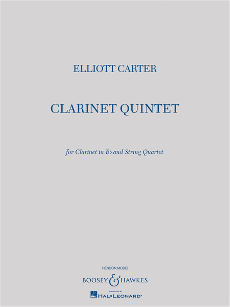 Clarinet Quintet Clarinet Quintet B-Flat Clarinet scores gallery preview page 1