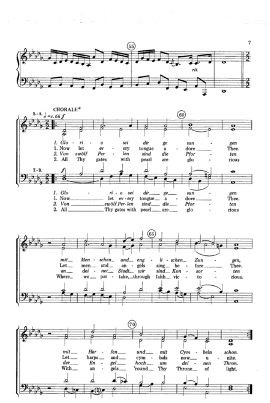 Wachet Auf (Sleepers Awake) 4-Part scores gallery preview page 3