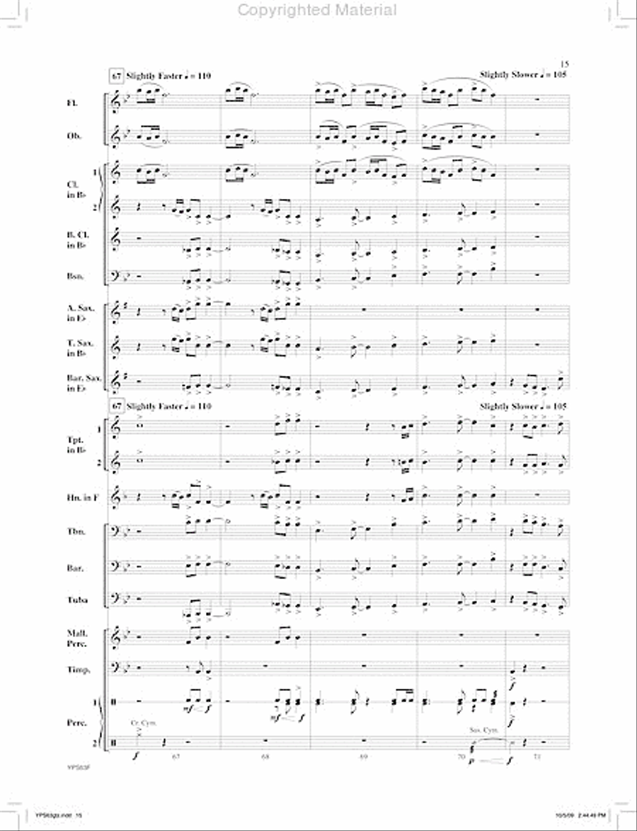 For Our Heroes For Our Heroes Concert Band scores gallery preview page 16