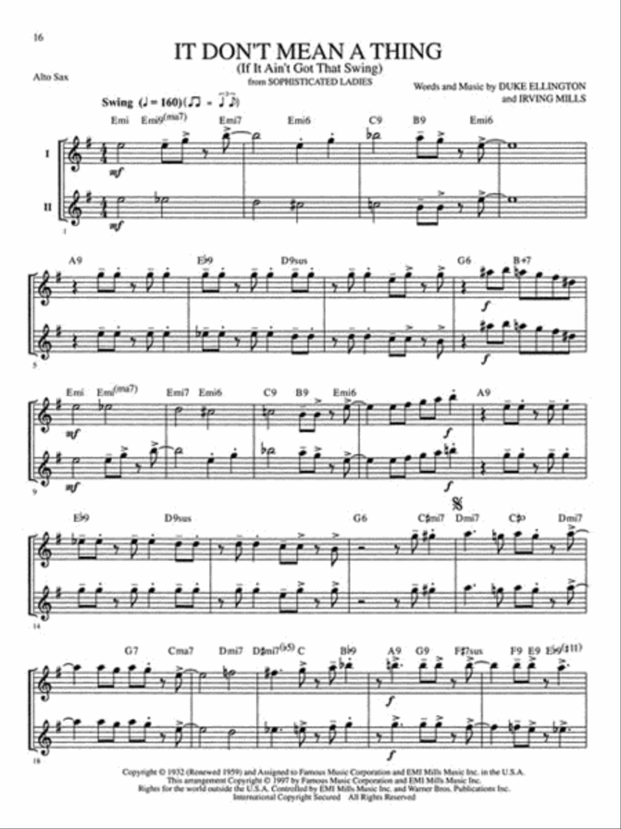 Great Jazz Duets (Alto Sax) Woodwind Duet scores gallery preview page 2