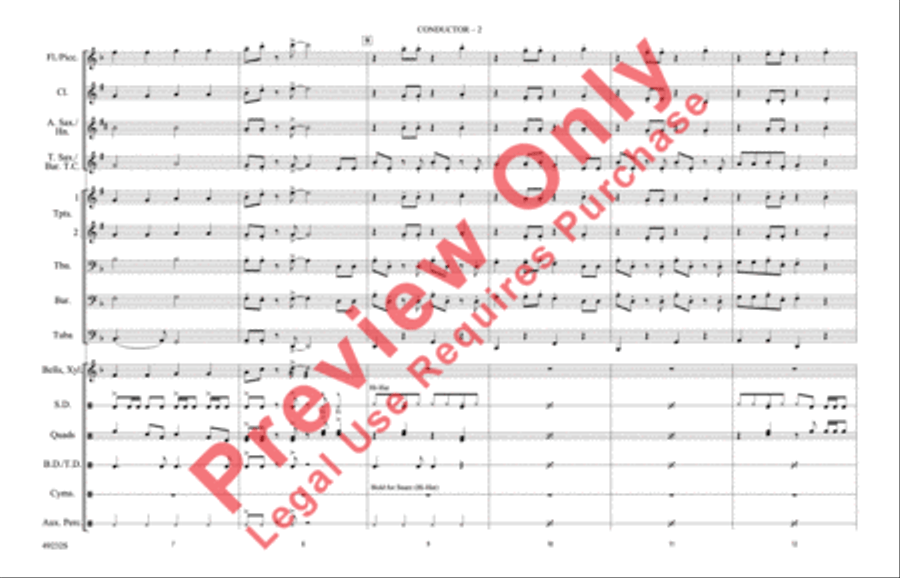 Kings & Queens Marching Band scores gallery preview page 3