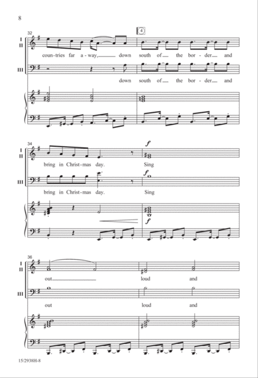 South of the Border 3-Part scores gallery preview page 9