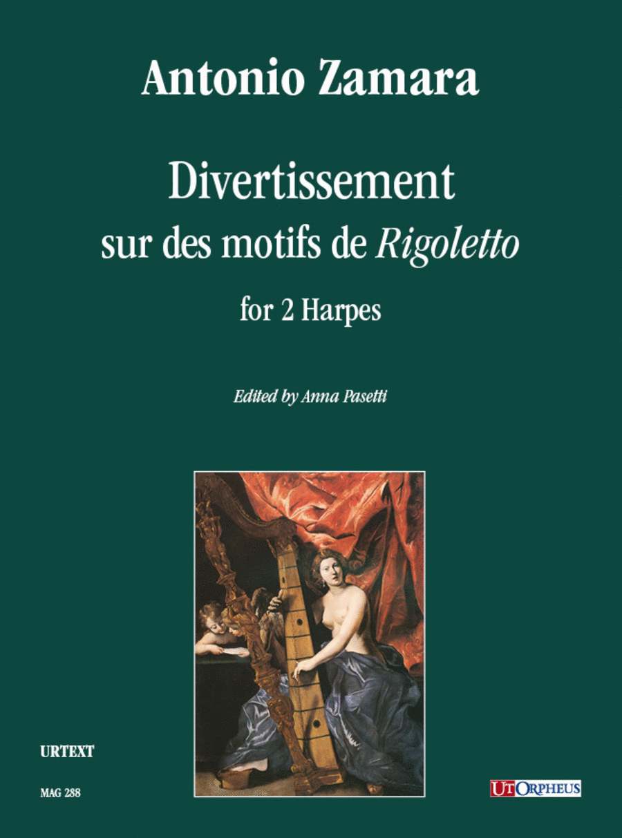 Divertissement sur des motifs de "Rigoletto" for 2 Harpes