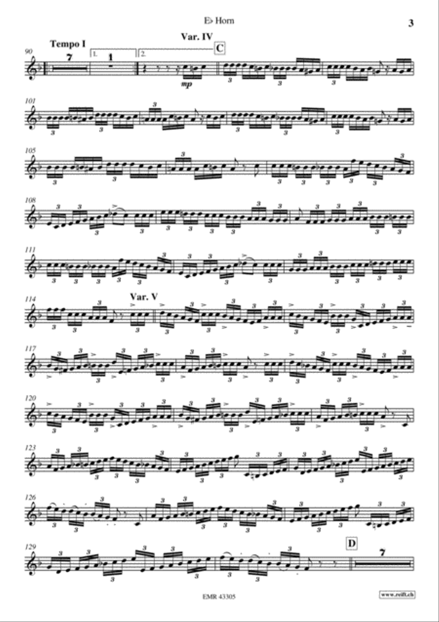 The Carnival Of Venice The Carnival Of Venice Horn scores gallery preview page 4