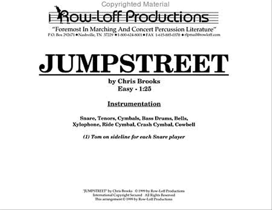Jumpstreet Percussion Ensemble scores gallery preview page 2