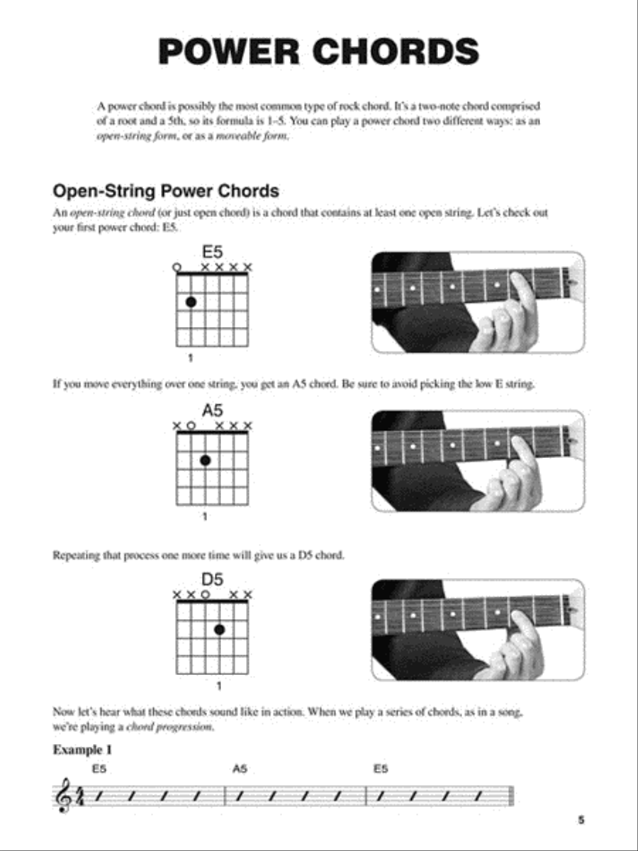 Rock Guitar Chords Rock Guitar Chords Electric Guitar scores gallery preview page 4
