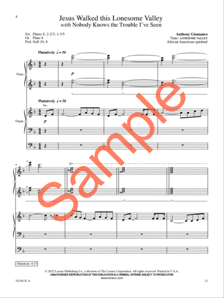 From Lent to Ascension Piano scores gallery preview page 5