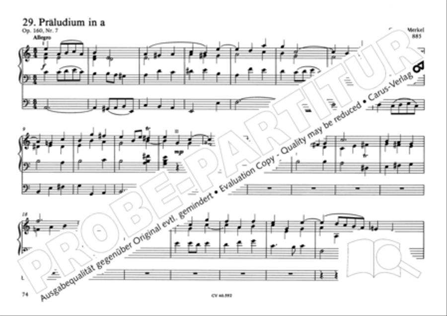Free Organ Music from the Romantic Period, Vol. II (Freie Orgelmusik der Romantik, Band II) Organ scores gallery preview page 75