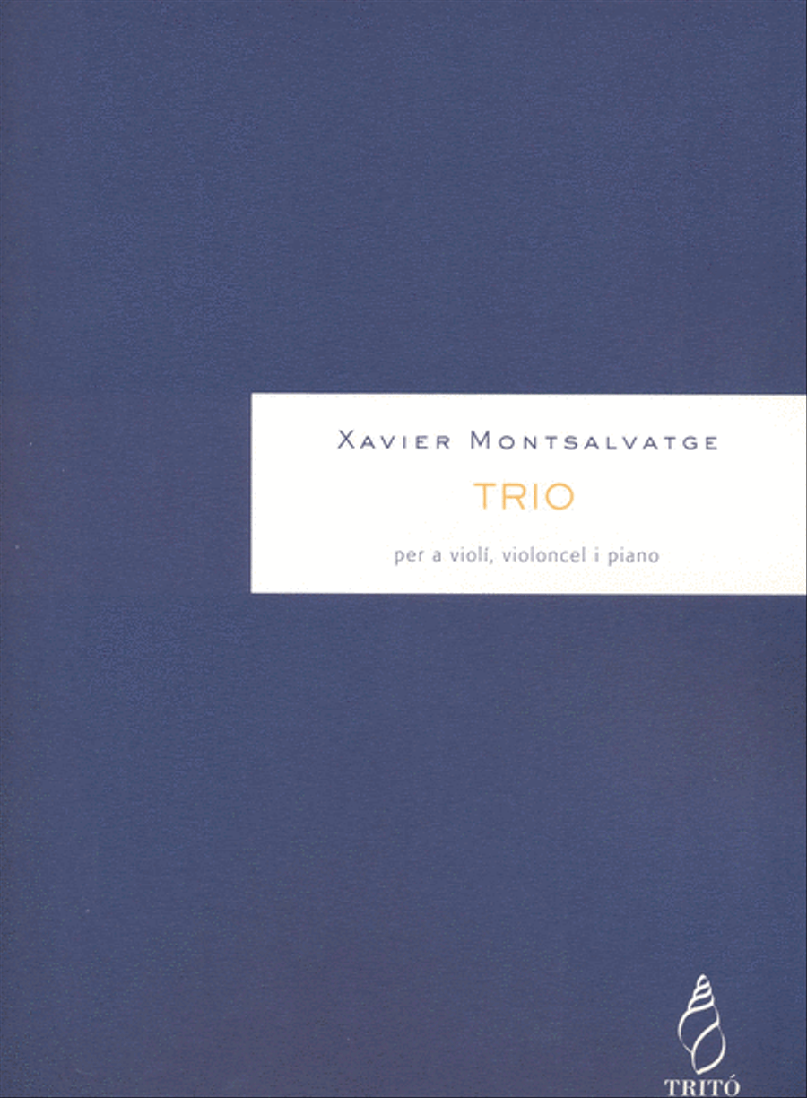 Trio per a violí, violoncel i piano Piano Trio scores gallery preview page 1