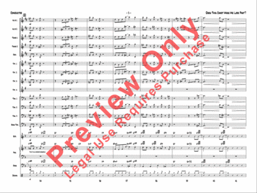 Does This Chart Make Me Look Phat? Jazz Ensemble scores gallery preview page 8