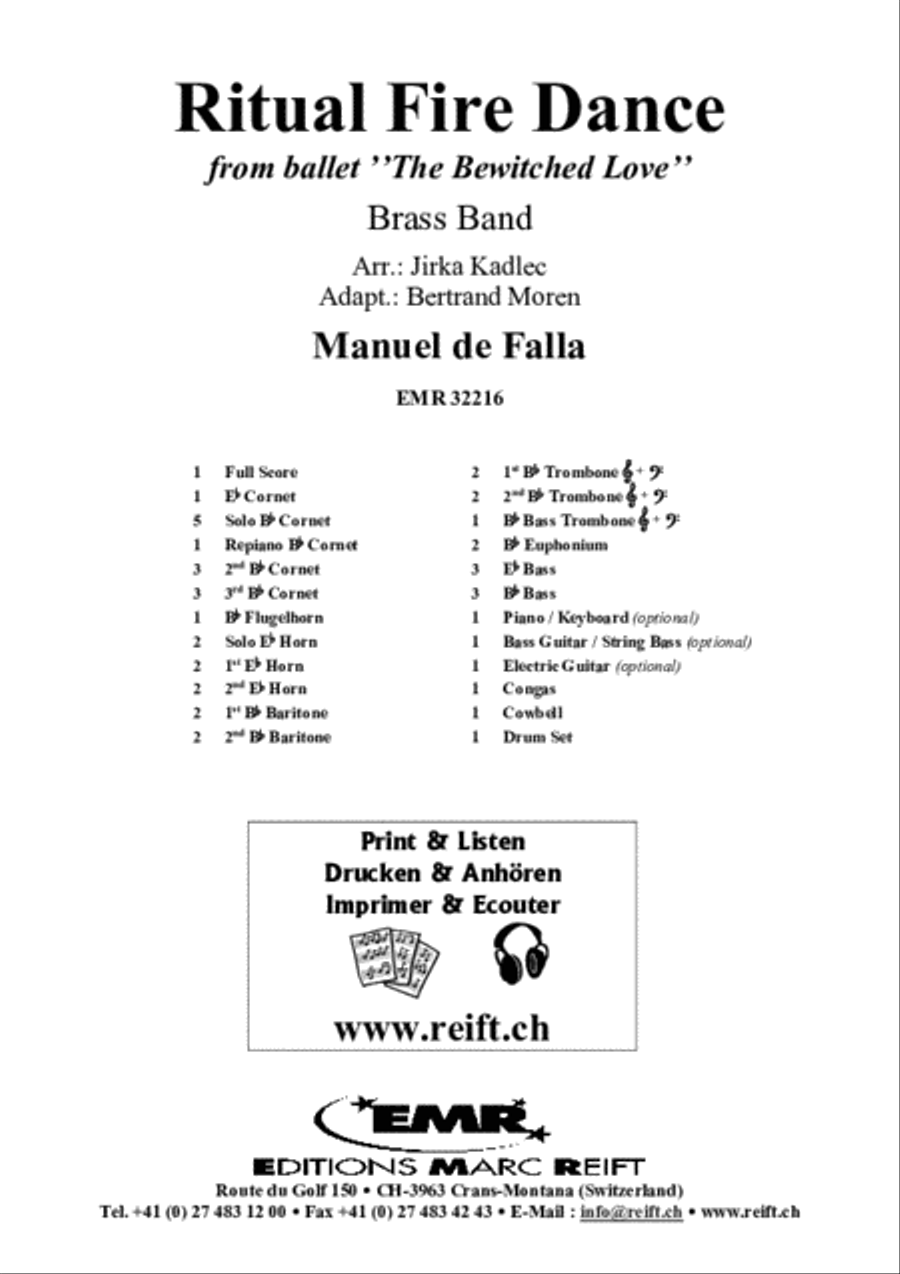 Ritual Fire Dance Brass Band scores gallery preview page 2