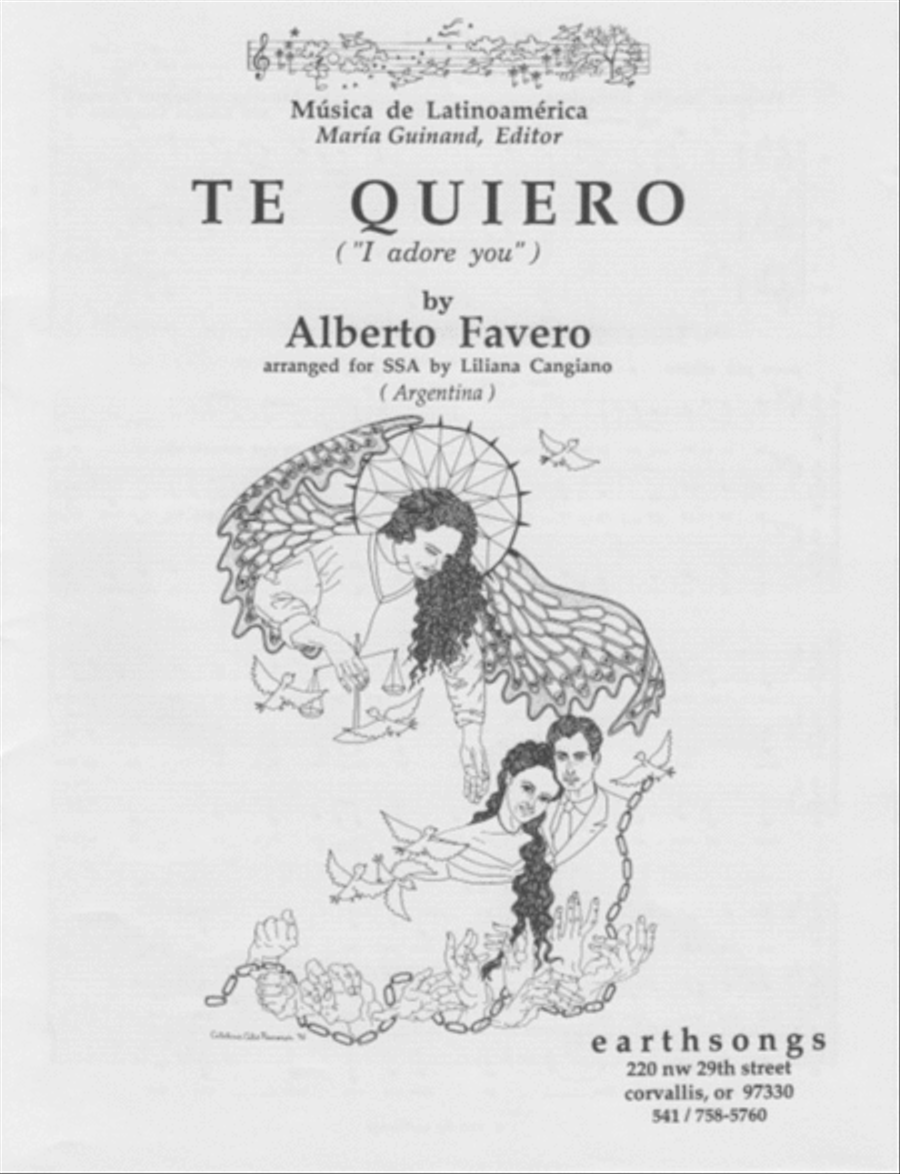 te quiero SSAA scores gallery preview page 1