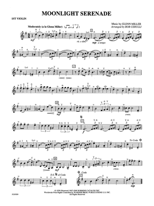 Moonlight Serenade: 1st Violin