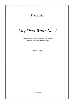 Book cover for Mephisto Waltz No. 1 for violin & harp