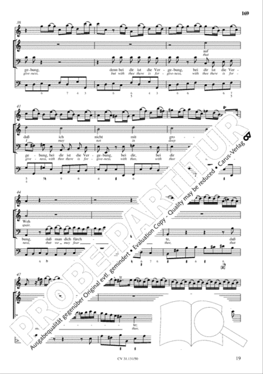 The Complete Sacred Vocal Works (Das geistliche Vokalwerk) Voice scores gallery preview page 170