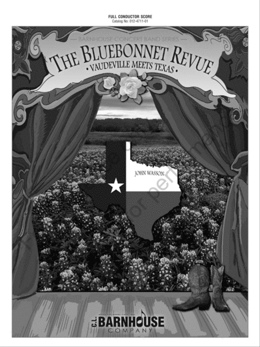 The Bluebonnet Revue Concert Band scores gallery preview page 2