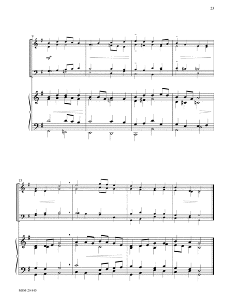 God, Who Stretched the Spangled Heavens (Holy Manna) Choir scores gallery preview page 6