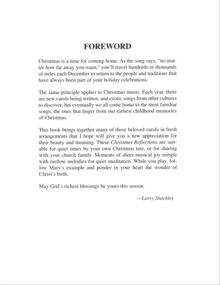 Christmas Reflections Piano Solo scores gallery preview page 2