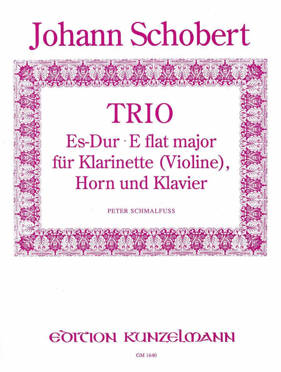 Trio for clarinet (or violin), horn and piano