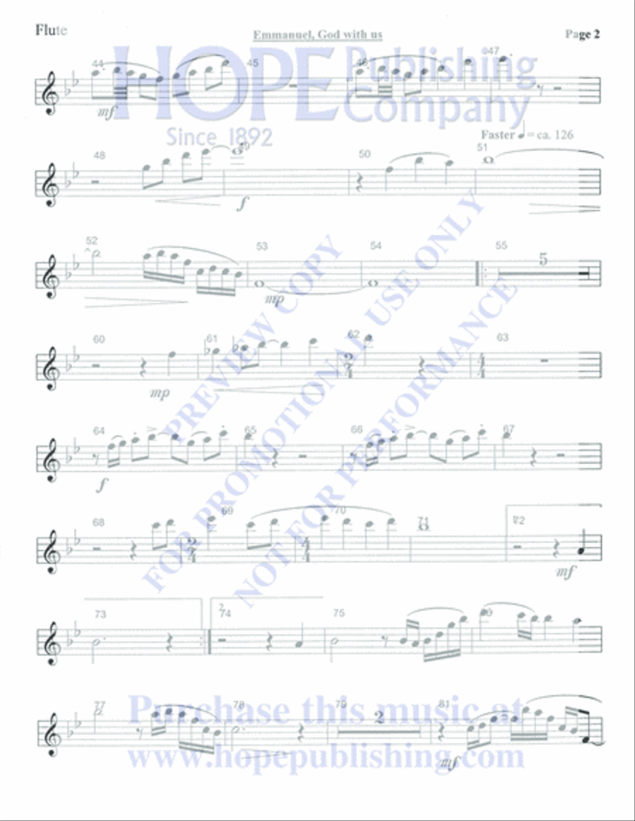 Emmanuel Emmanuel Orchestra scores gallery preview page 154