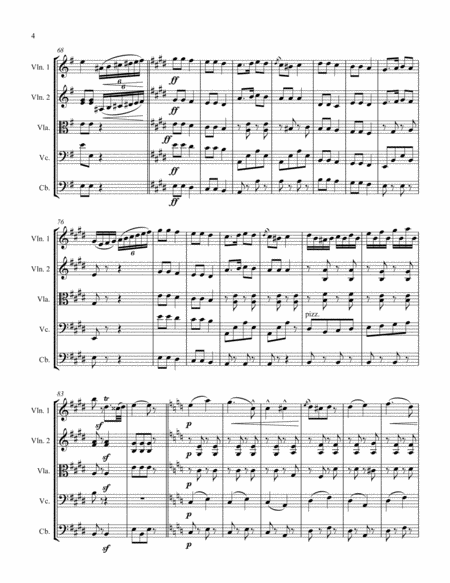 Eljen a Magyar - Full Score - string orchestra
