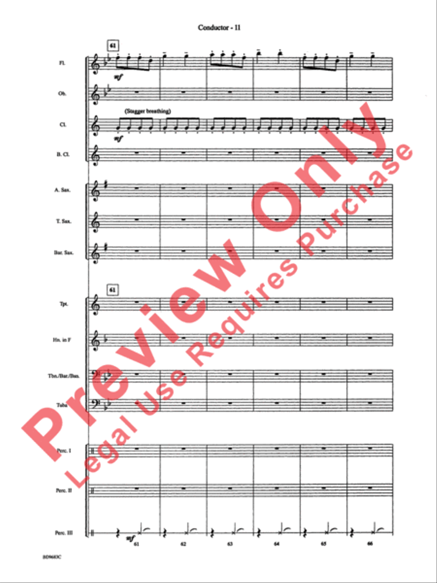 Christmas in Mexico Concert Band scores gallery preview page 13