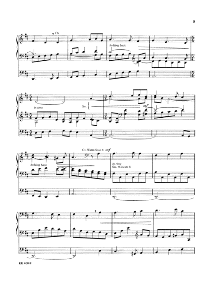 Wood Works for Organ, Book 2 Organ Solo scores gallery preview page 7