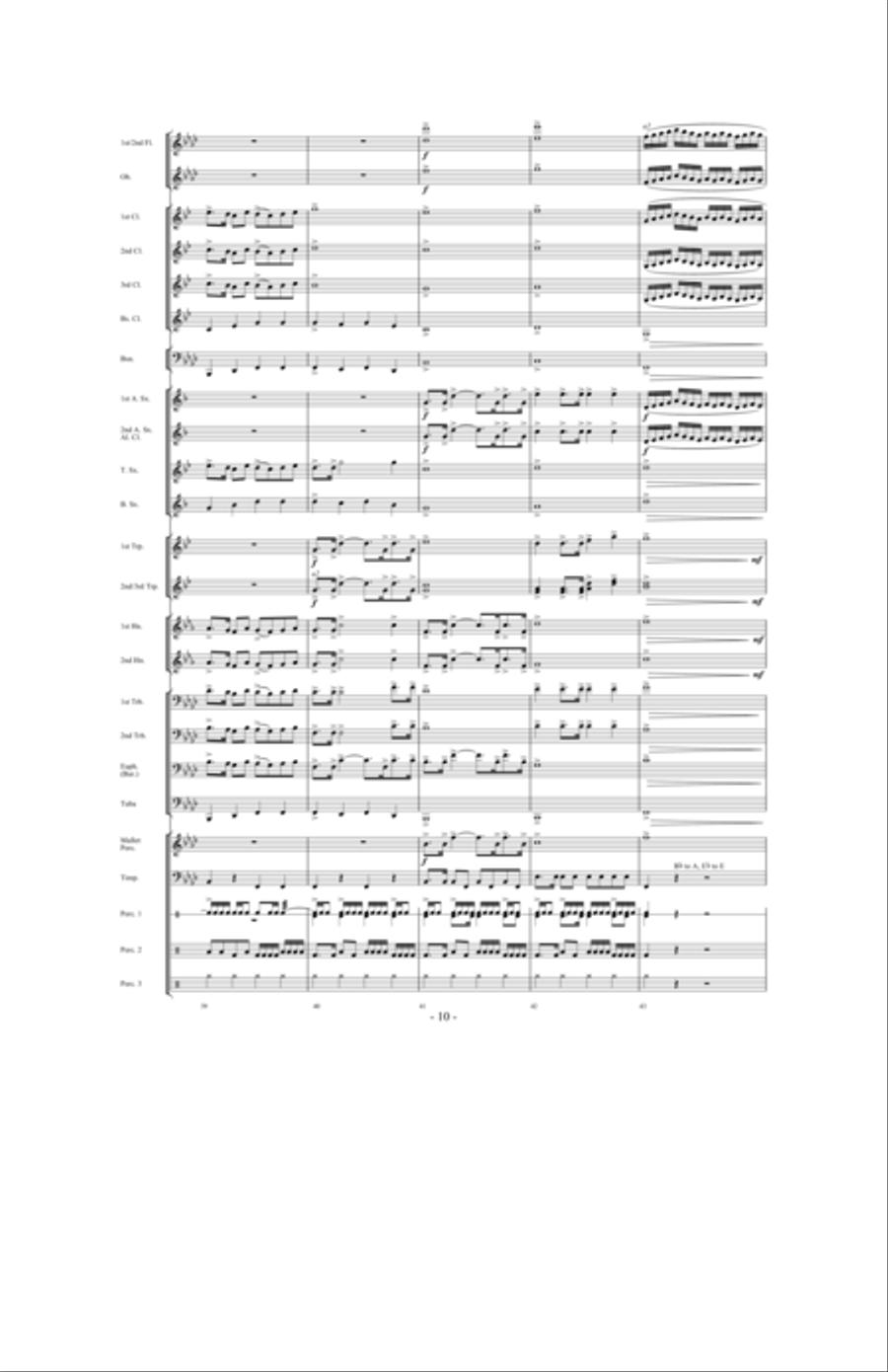 Valley of the Kings Concert Band scores gallery preview page 9