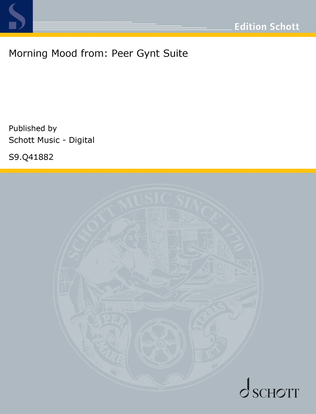 Book cover for Morning Mood from: Peer Gynt Suite