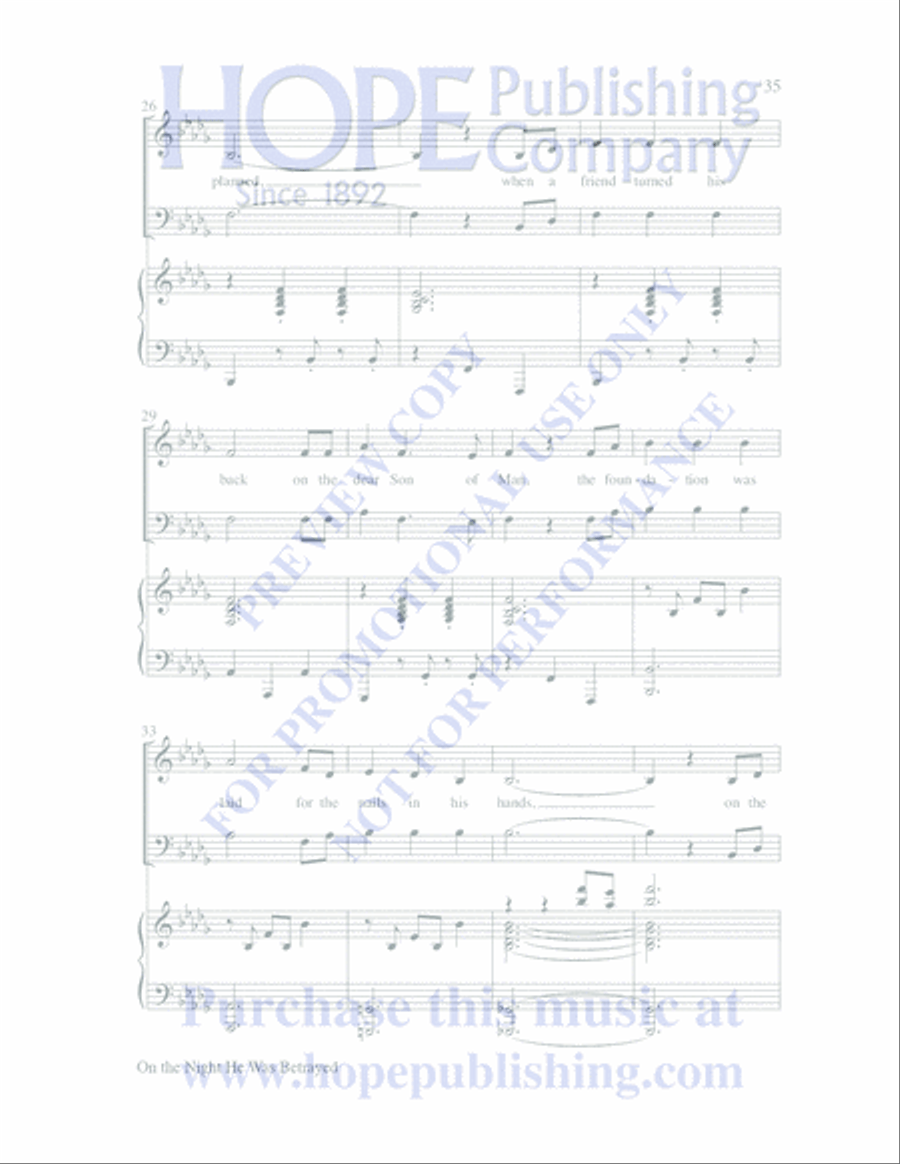 The Seven Last Days 4-Part scores gallery preview page 38
