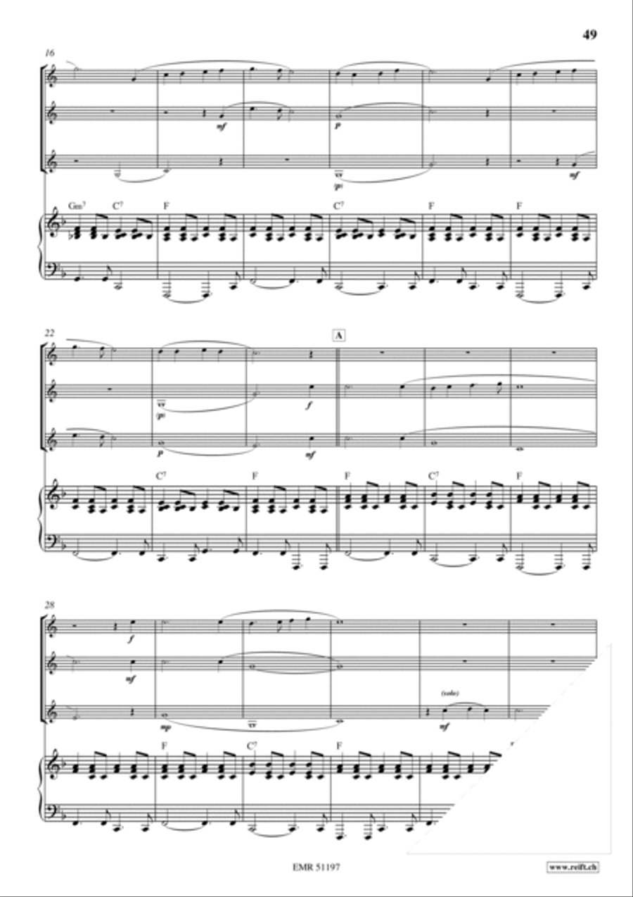 20 Alphorn Trios Volume 1 Brass Trio scores gallery preview page 16